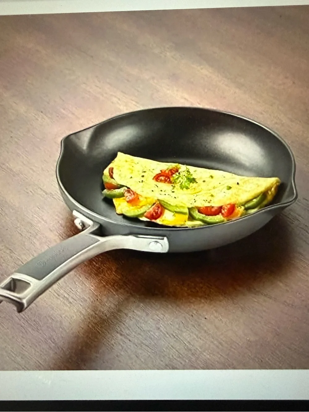 NWT Calphalon East 8” black Nonstick Frying Pan with non hot handle